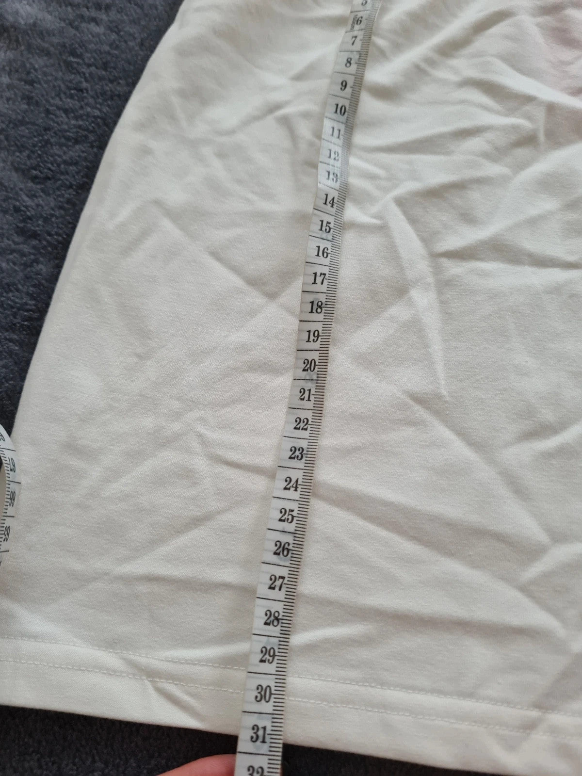 Edikted women Aisha tight low cut white mini skirt cotton casual outfit XS