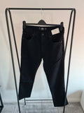 Hollister men Just like knit cotton slim straight stretch black jeans trousers W32L30