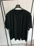Rapbin women black cotton essentials tee short sleeve oversized T-shirt casual top plus size 3XL/18