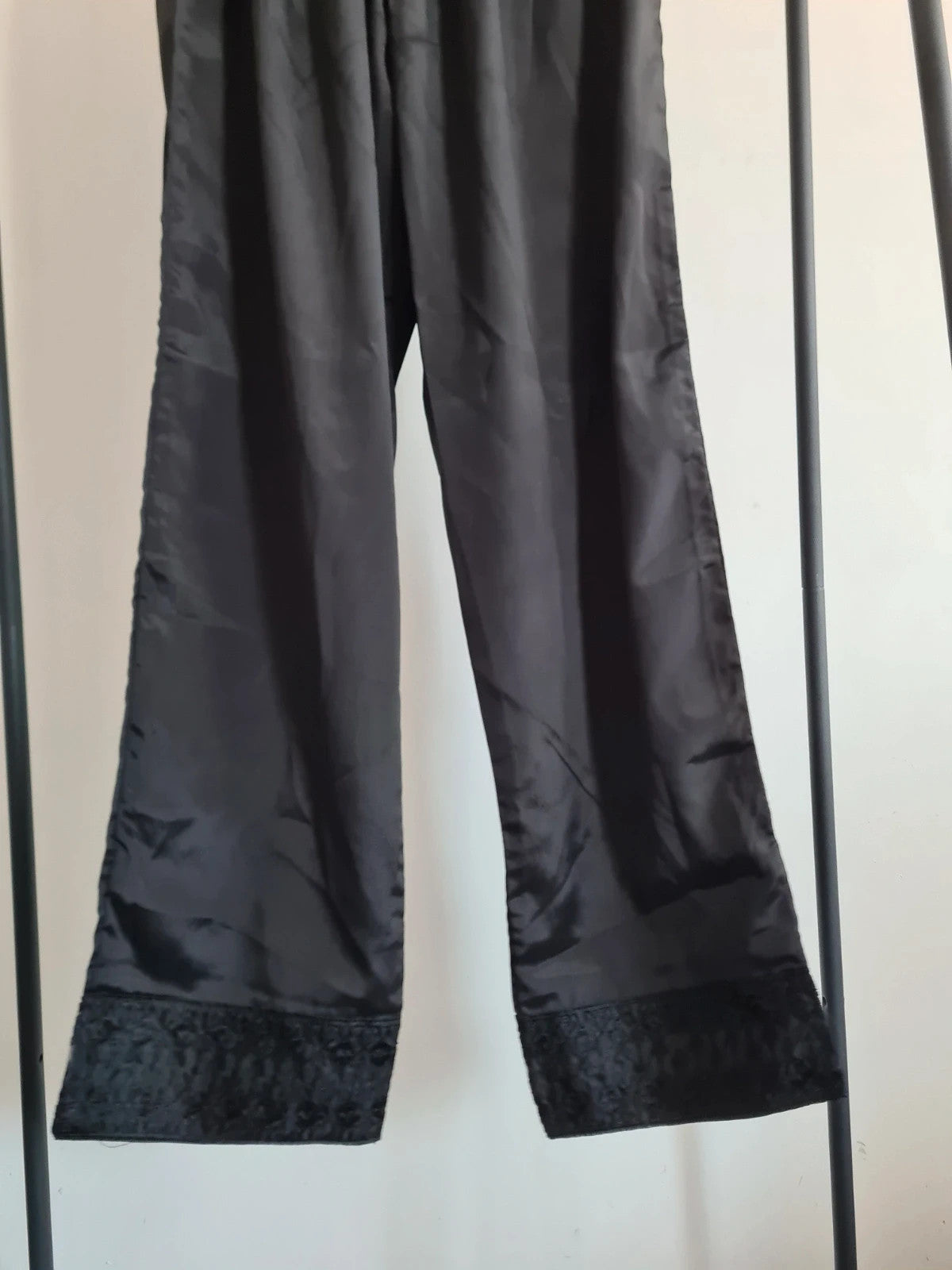 Memsaab women readymade black formal suit Pakistani Asian linien 3pcs shirt/kurta dupatta trouser S