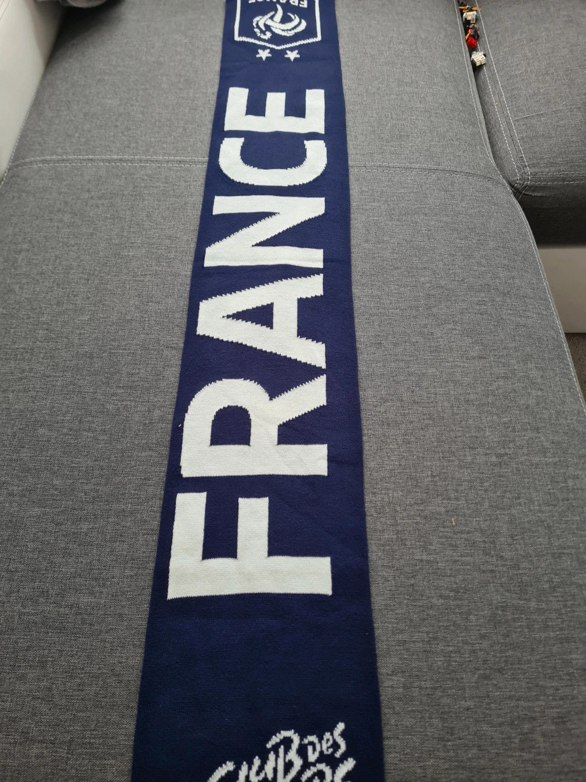 Equipe de France football Le club des supporters men official collection scarf France FFF