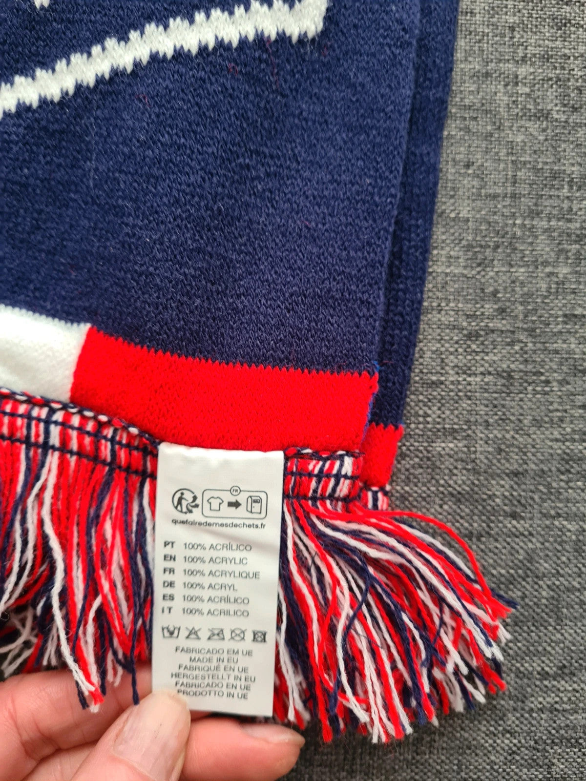Equipe de France football Le club des supporters men official collection scarf France FFF