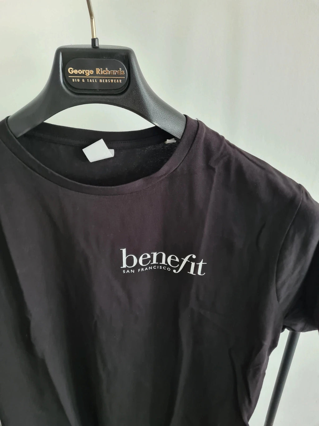 Skinnifit women 2pcs classic solid black benefit logo T-shirt print tee casual 2XL/16