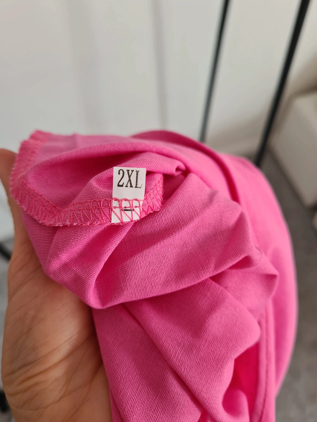 Shein women pink short sleeve top crew neck T-shirt  casual 2XL/16