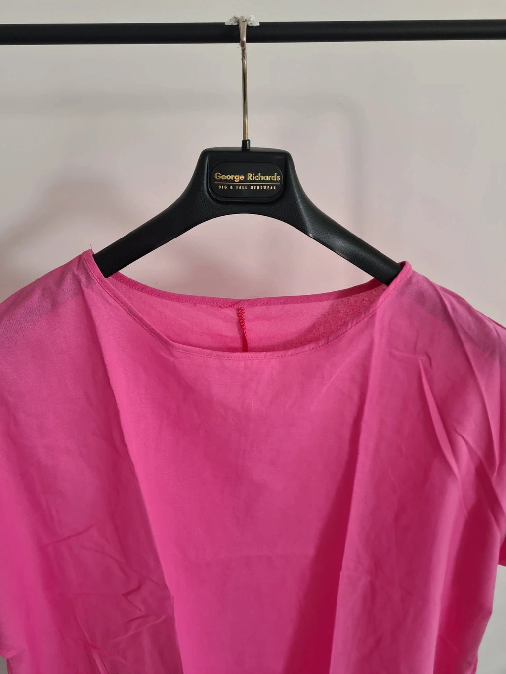 Shein women pink short sleeve top crew neck T-shirt  casual 2XL/16
