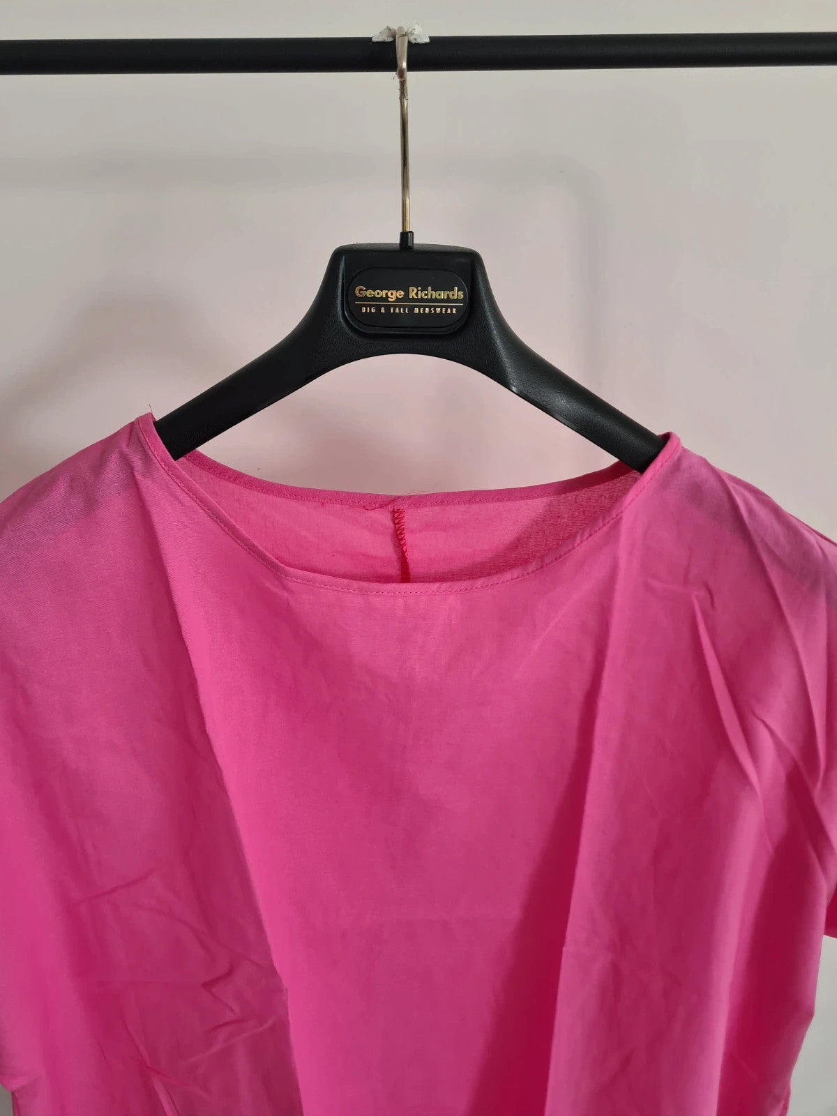 Shein women pink short sleeve top crew neck T-shirt  casual 2XL/16