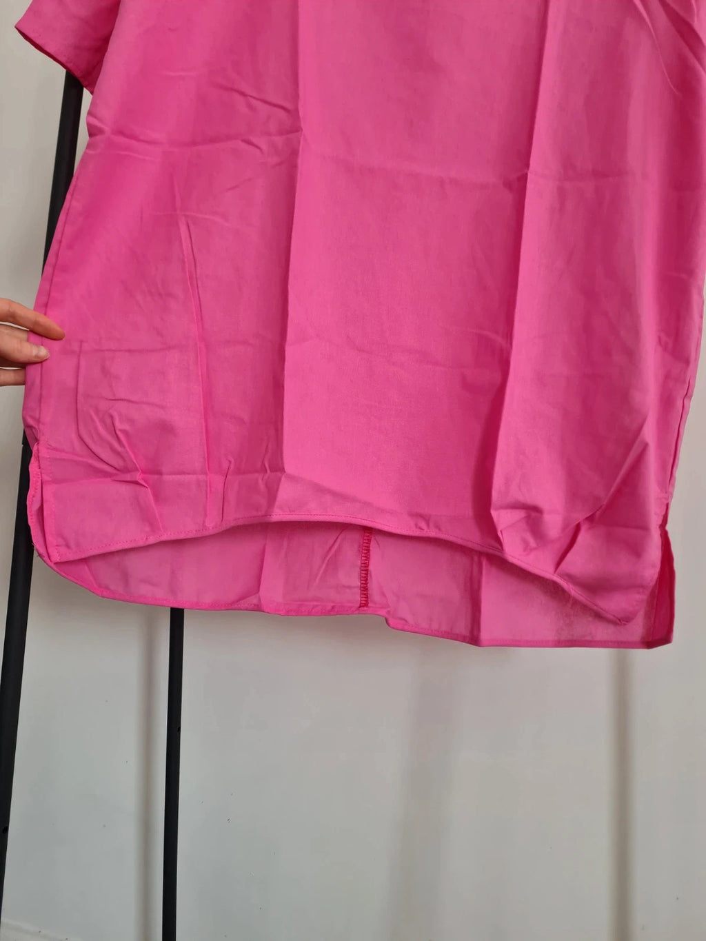 Shein women pink short sleeve top crew neck T-shirt  casual 2XL/16