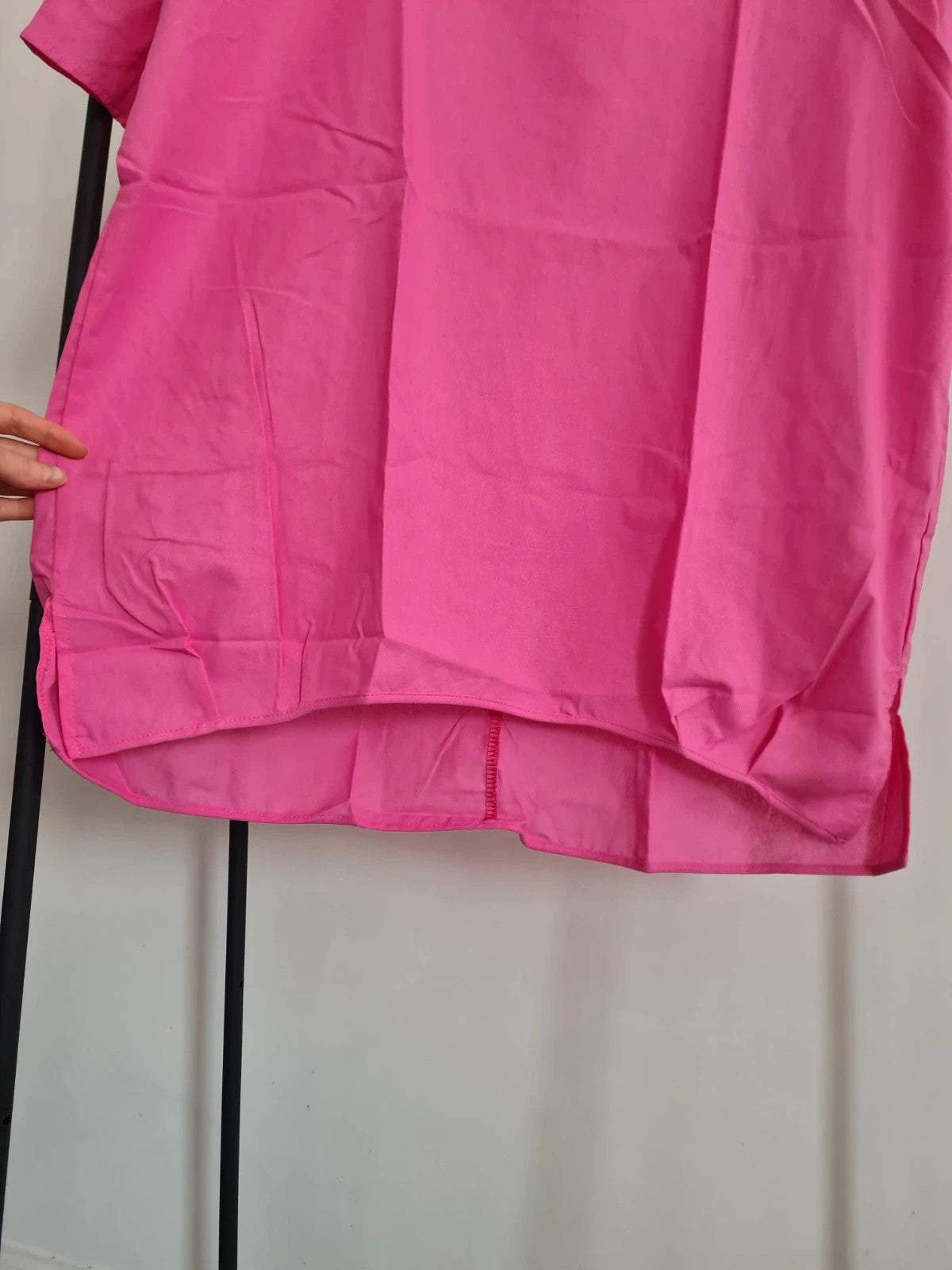 Shein women pink short sleeve top crew neck T-shirt  casual 2XL/16