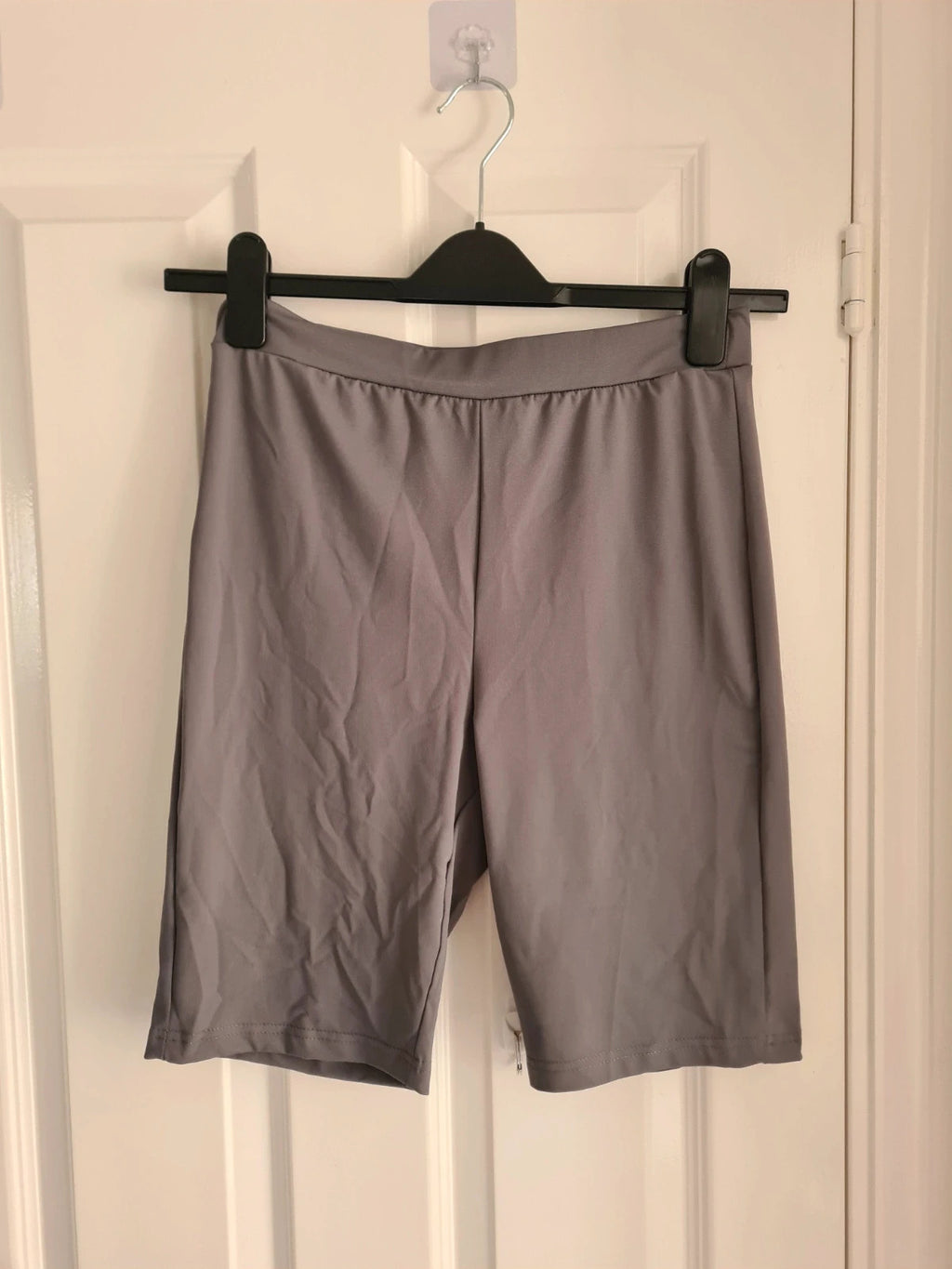 Shein women 2pcs grey set short sleeve oversized T-shirt slim fit shorts activewear sport  M/10