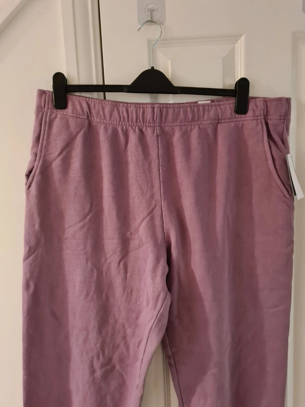 DisneyStore women purple cotton sweatpants Mickey Mouse joggers lounge casual cotton XL/14