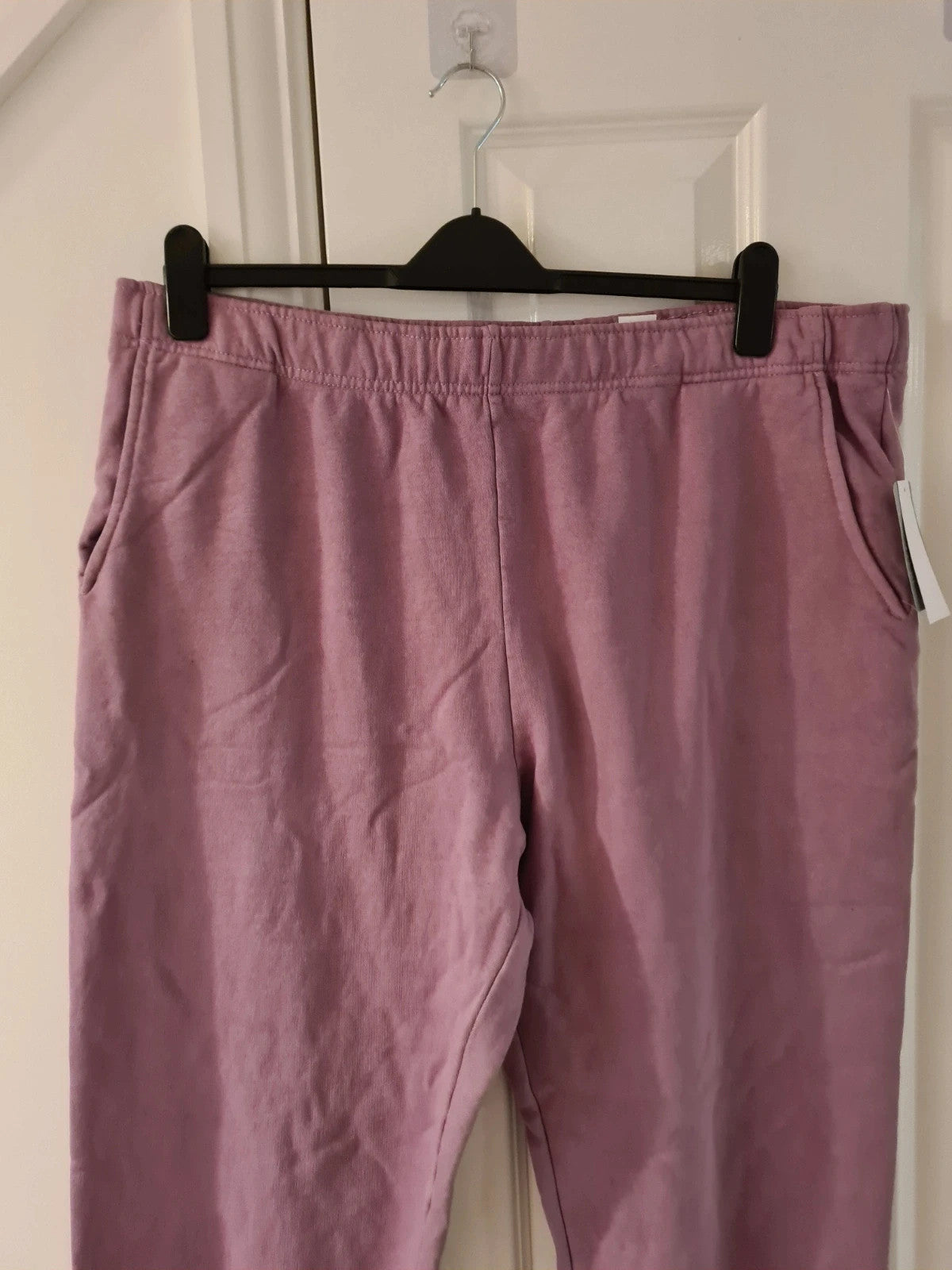 DisneyStore women purple cotton sweatpants Mickey Mouse joggers lounge casual cotton XL/14