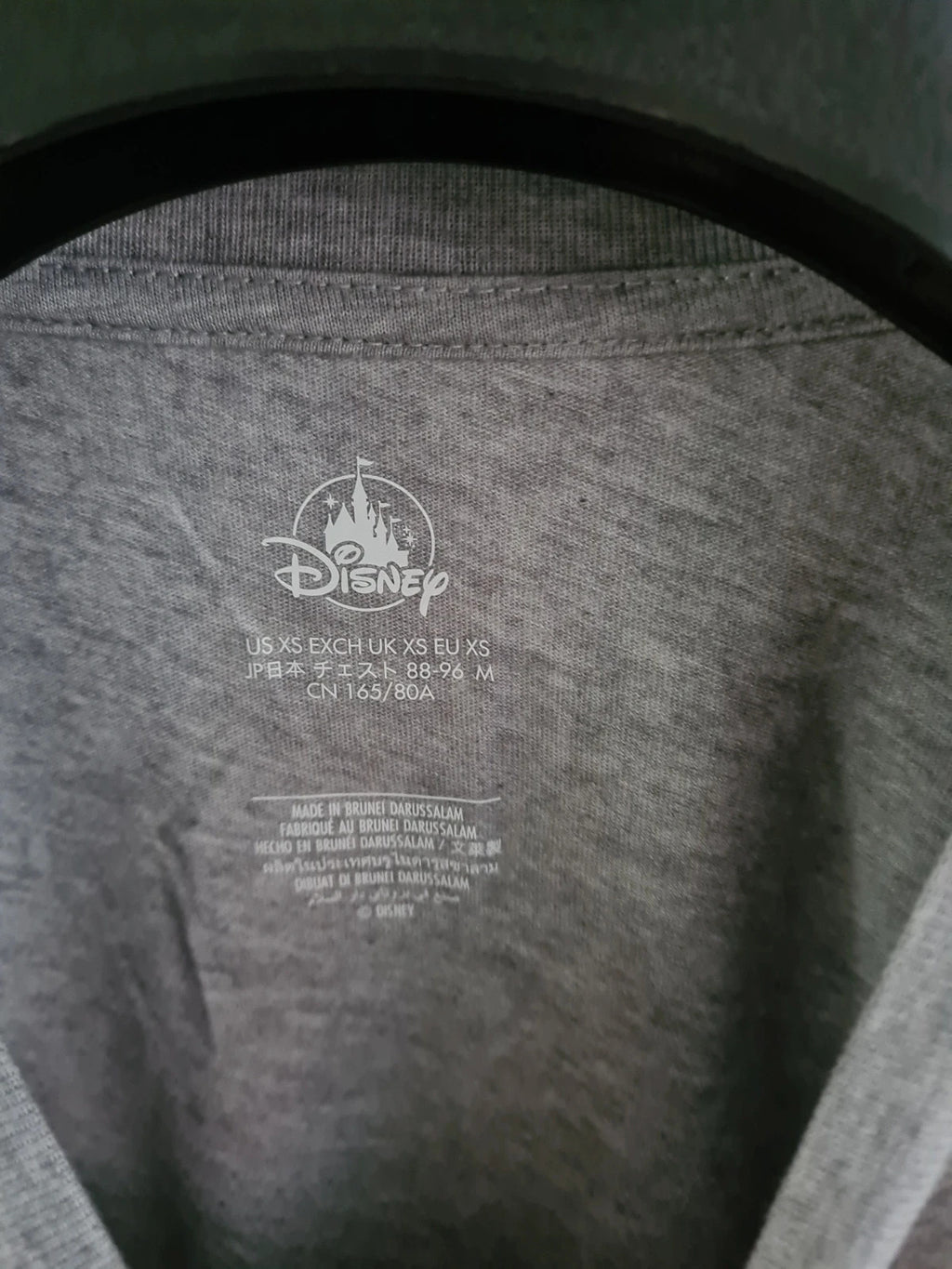 Disney women Walt Disney world 50th anniversary grey T-shirt Mickey Walt partners casual tee XS