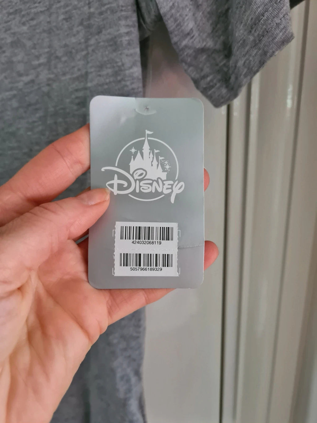 Disney women Walt Disney world 50th anniversary grey T-shirt Mickey Walt partners casual tee XS
