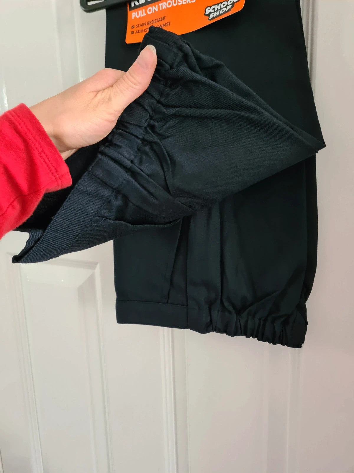 Matalan boys 9/10y pull on navy school trousers regular fit adjustable waist 2pack school uniform