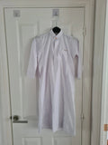 Al-najmah kids boys 5y Islamic Arab Omani white jubba thobe full length long sleeve collar neck 36"