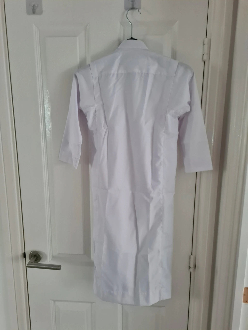 Al-najmah kids boys 5y Islamic Arab Omani white jubba thobe full length long sleeve collar neck 36"