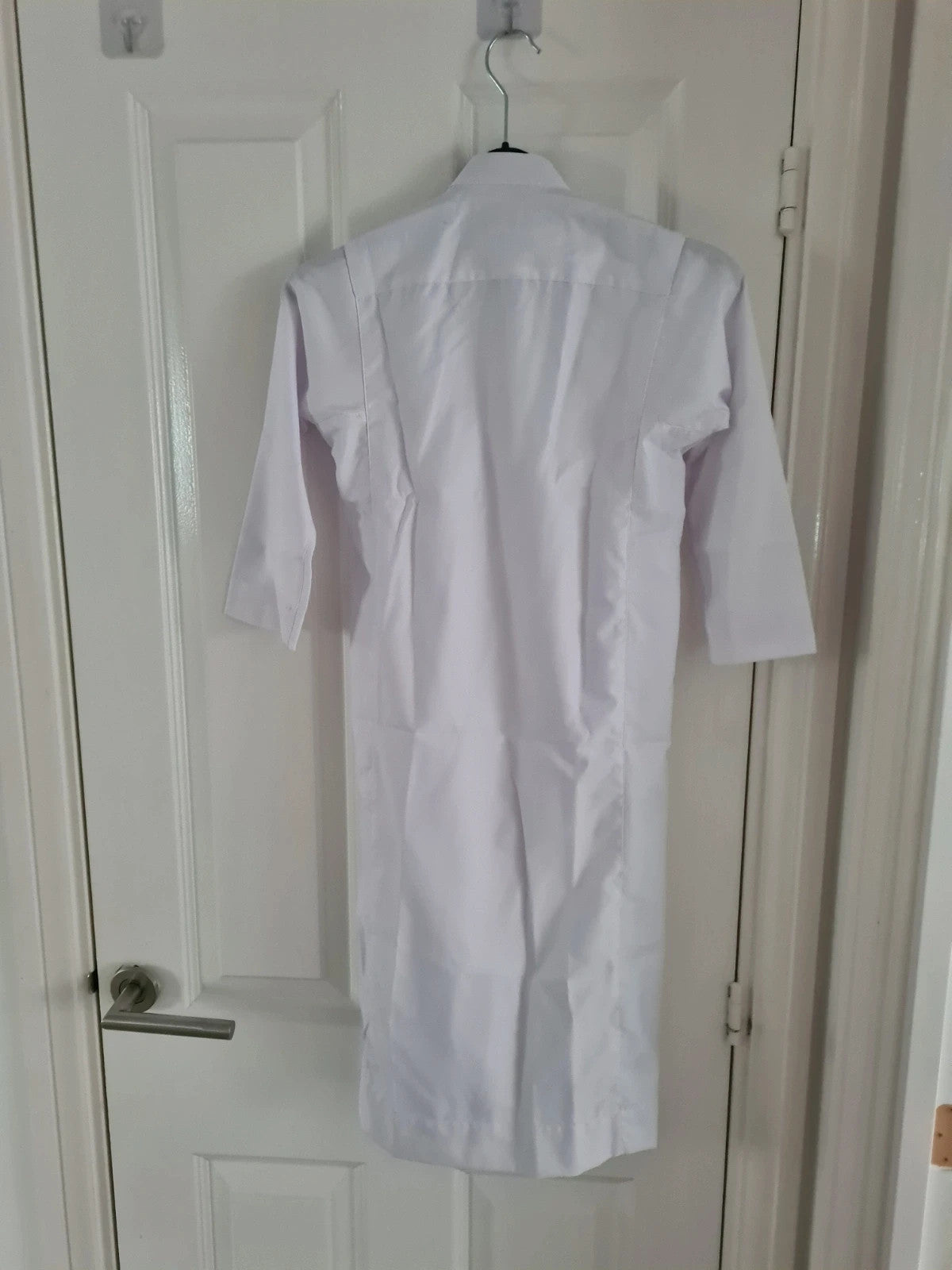 Al-najmah kids boys 5y Islamic Arab Omani white jubba thobe full length long sleeve collar neck 36"