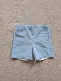 Miranda boys 6y blue shorts cotton/linien blend pockets buttons straight elastic waist Spanish