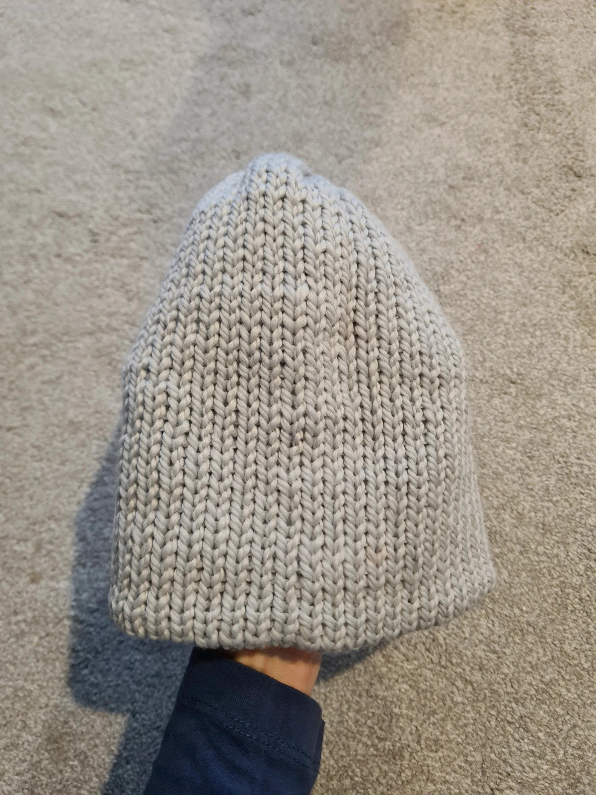 Generic unisex beanie hat knitt ribb pattern snow hat casual One size