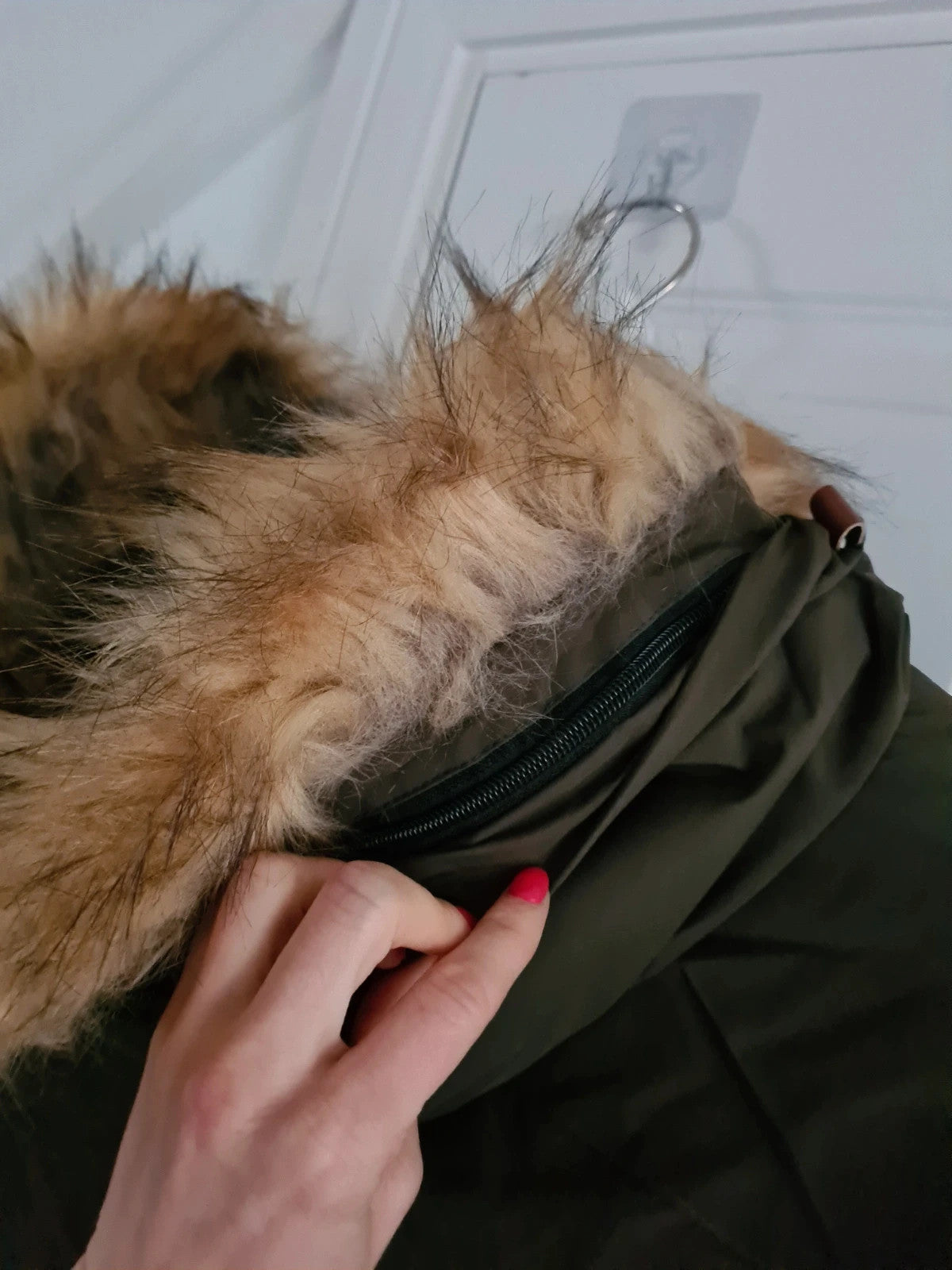 Wantdo women khaki/brown water/windproof ski jacket fleece warm coat hooded parka S