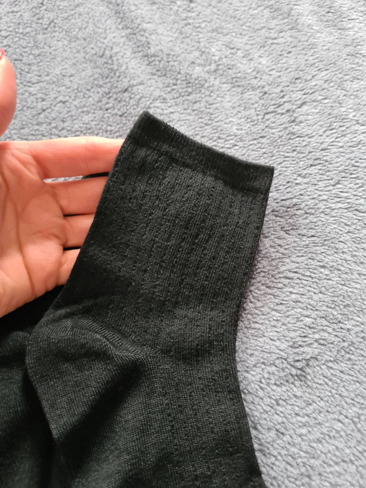 Shein junior/teen boys/girls black school socks 10pairs ribbed casual comfy UK2-6/EUR35-39