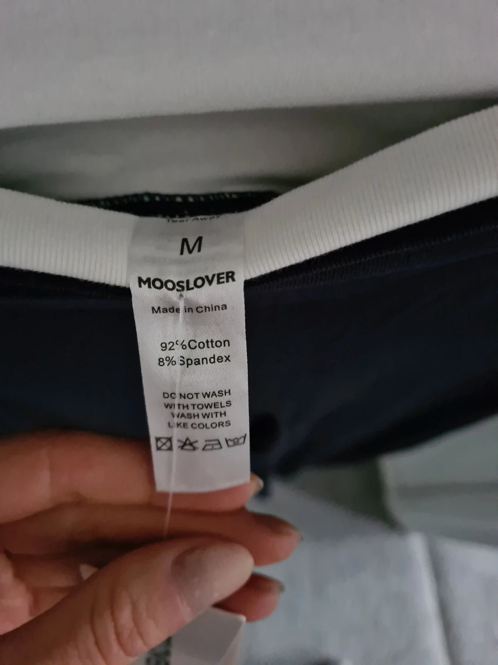 Mooslover women navy viral flared pull on leggings wide leg pants activewear yoga cotton M/10