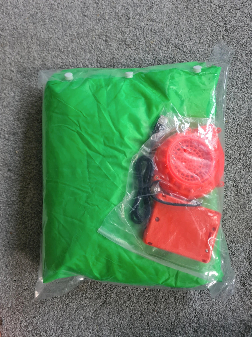 TikTok fancy costume alien ufo green all in one infantable blow up funny party outfit