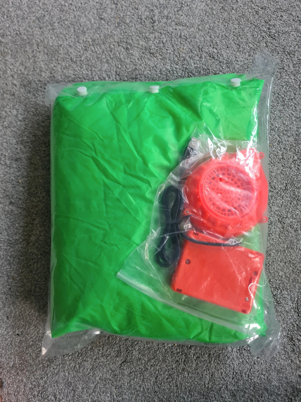 TikTok fancy costume alien ufo green all in one infantable blow up funny party outfit