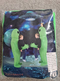 TikTok fancy costume alien ufo green all in one infantable blow up funny party outfit