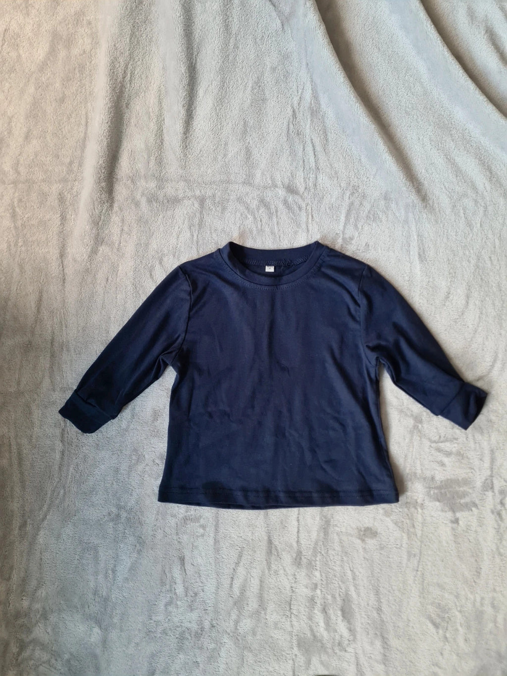 Generic kids boys 2y Xmas 2pcs pyjamas long sleeve top and check woven bottom cotton blend red/navy