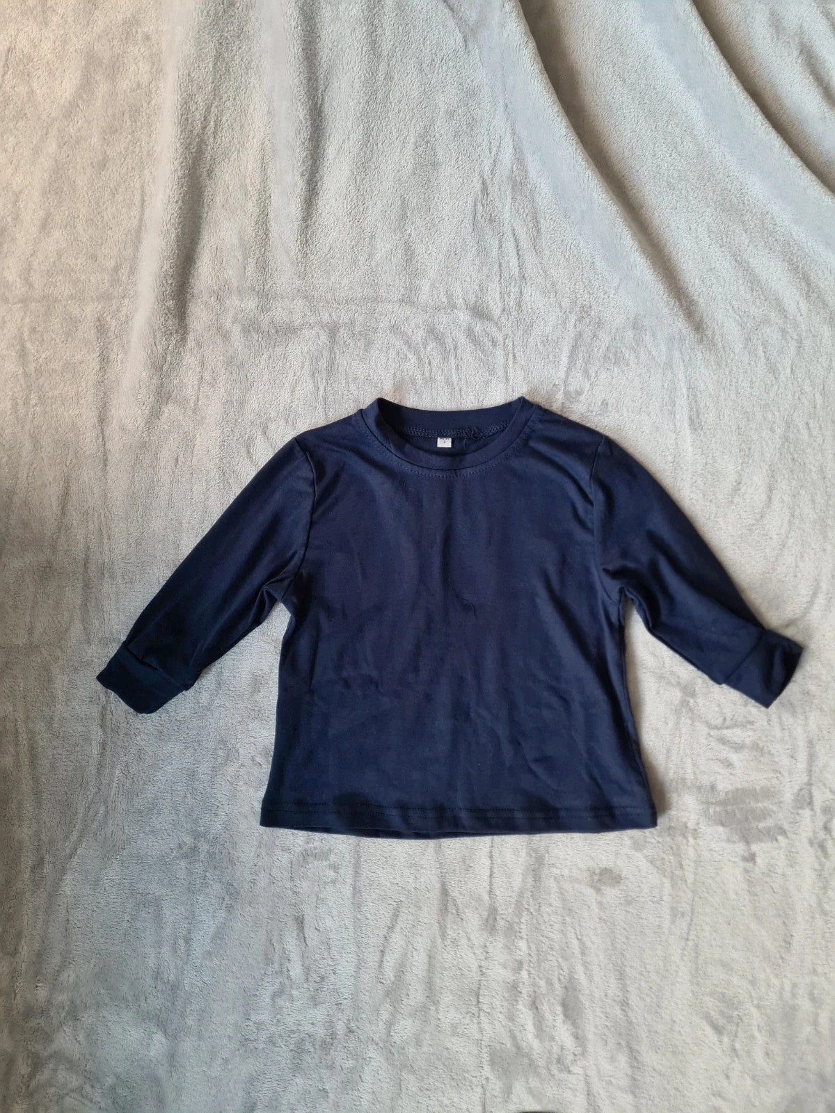 Generic kids boys 2y Xmas 2pcs pyjamas long sleeve top and check woven bottom cotton blend red/navy