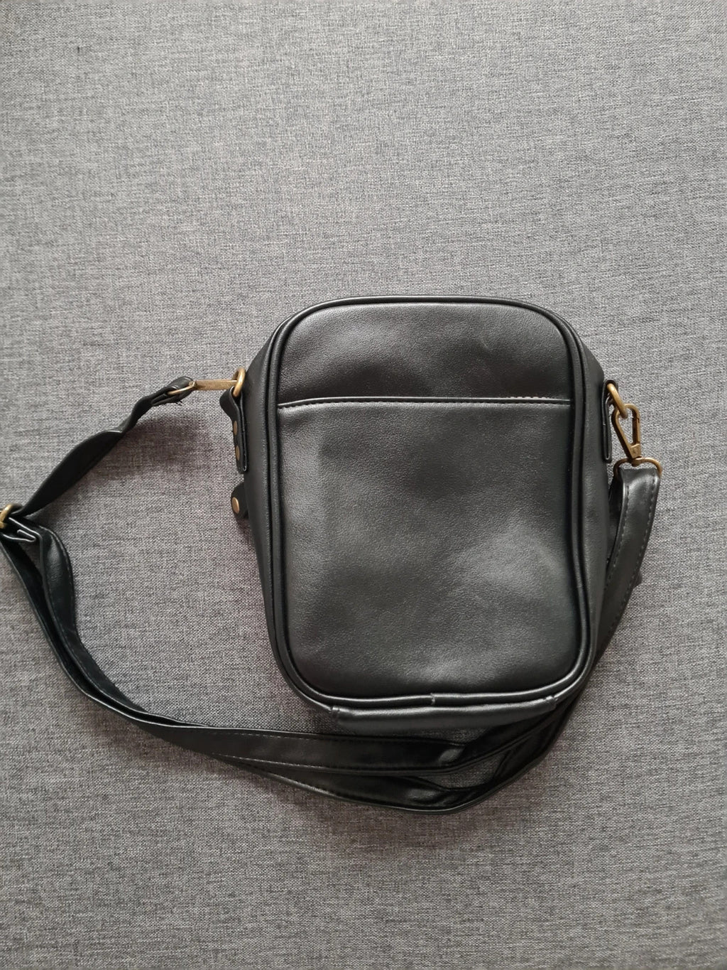 Shein women small messager bag crossbody shoulder bag purse with card slots satchel zipper black