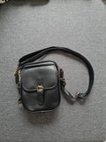 Shein women small messager bag crossbody shoulder bag purse with card slots satchel zipper black