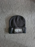 Generic men grey winter beanie hat soft touch acrylic heavyweight double layer knit