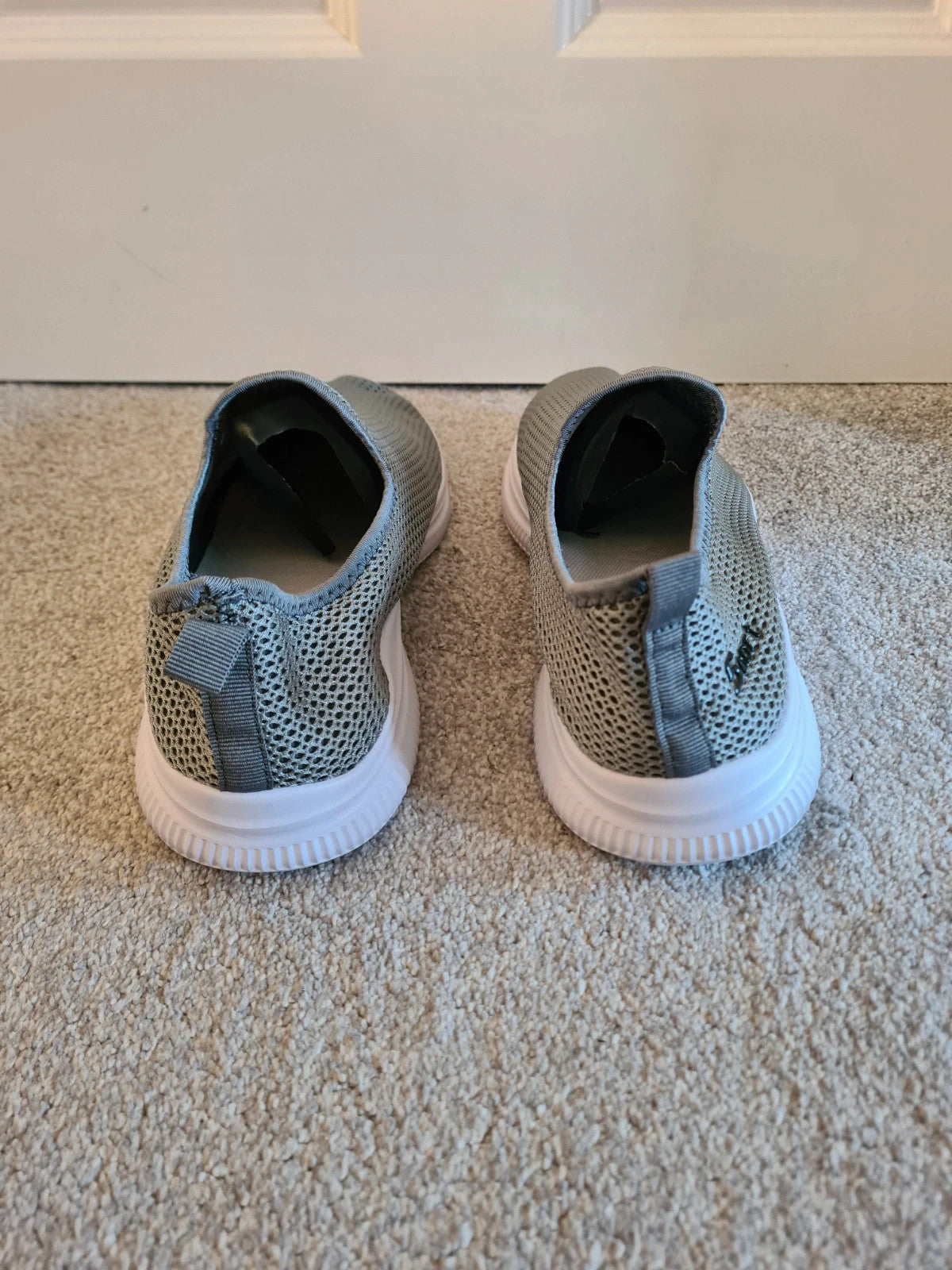 Generic men grey mesh espadrilles sneakers barefoot casual shoes lightweight walking EU46/UK12
