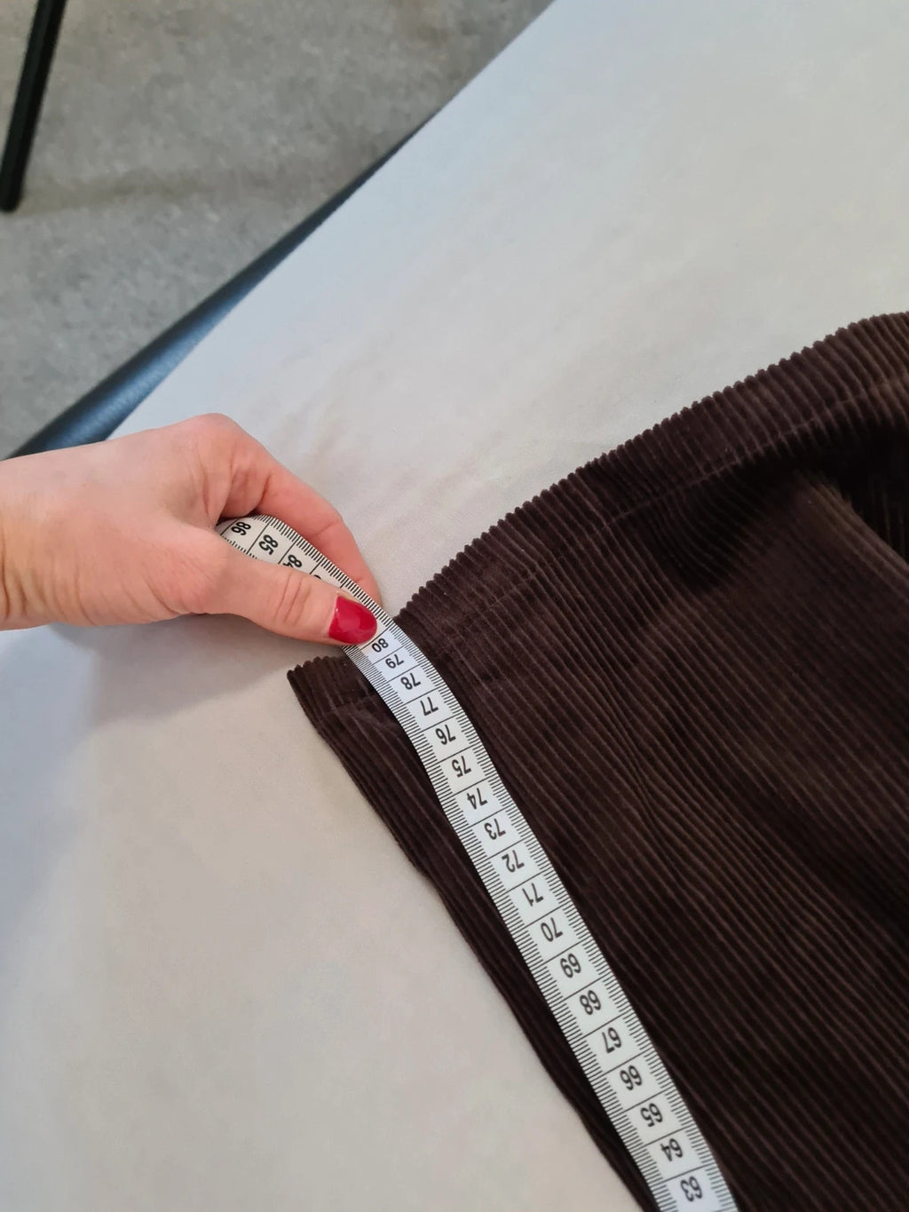 BoohooMan brown baggy carpenter varsity badge trousers cotton pockets straight wide leg W32/M