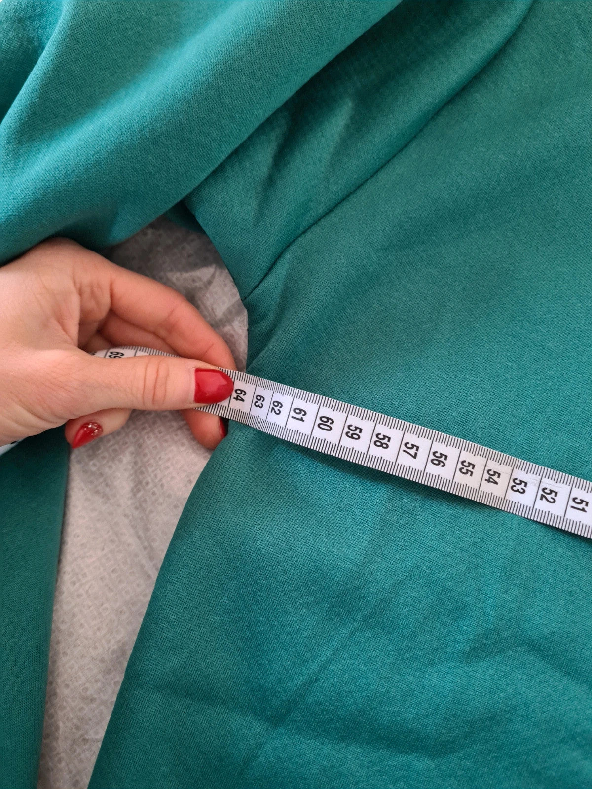 Fashion unisex green heavyweight jumper fleece lining crew neck pullover warm soft L/XL-12/14