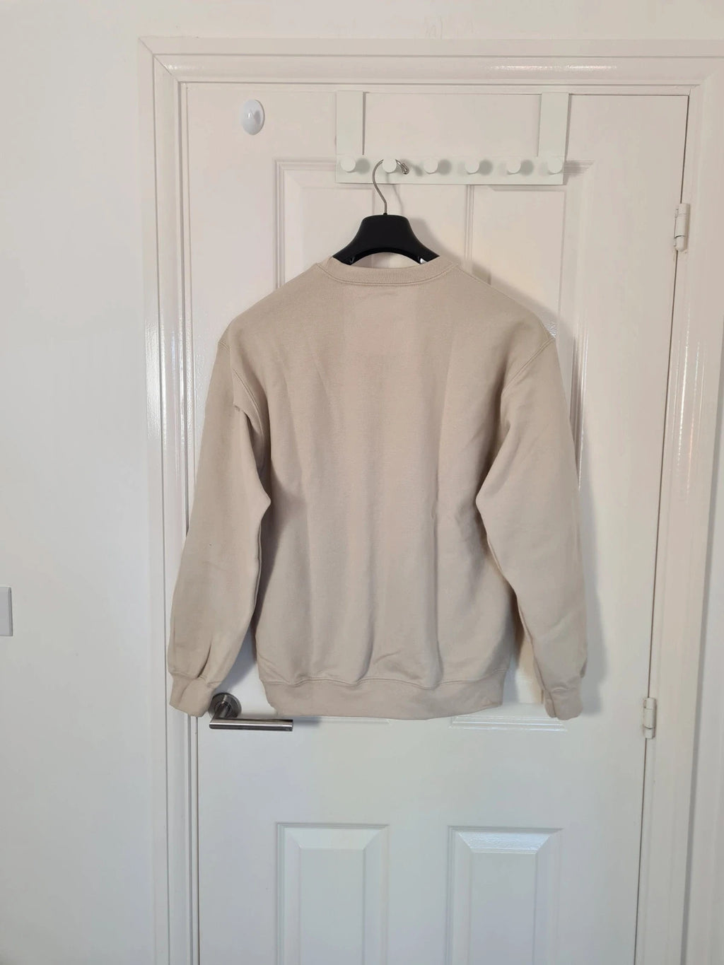 Gliomre Girls Luke's diner embroidered crew neck sweatershirt cotton mix cream jumper casual M