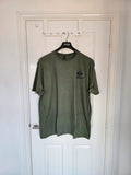 Gymtier strongman beast T-shirt men gym tee cotton mix activewear casual graphic green  2XL