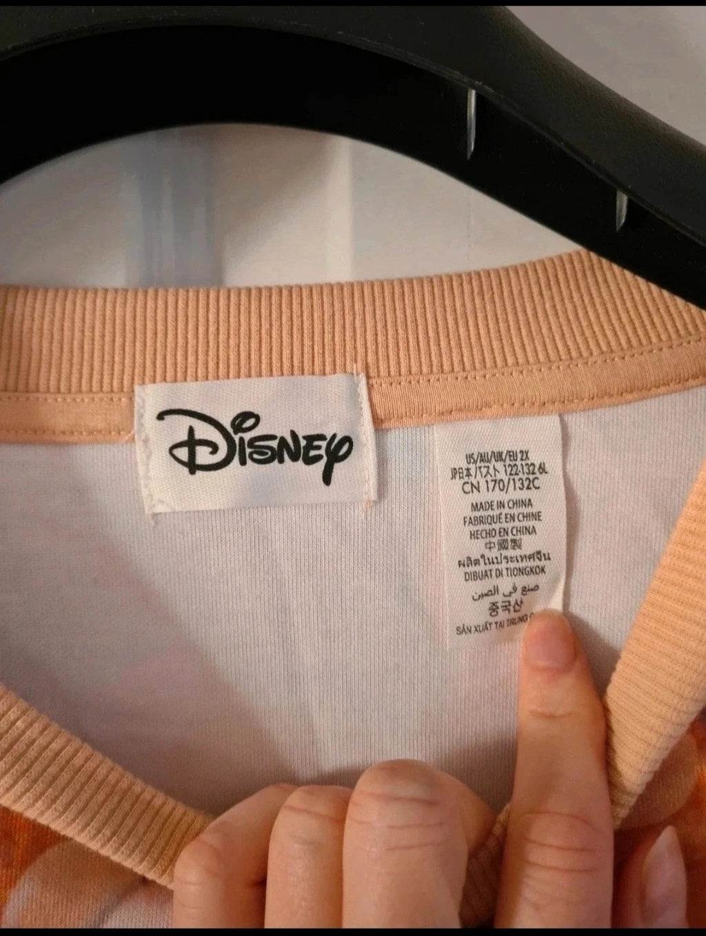 Disney Bambi Thumper crop sweater women all over print pullover cotton jumper multicolor 6XL/24