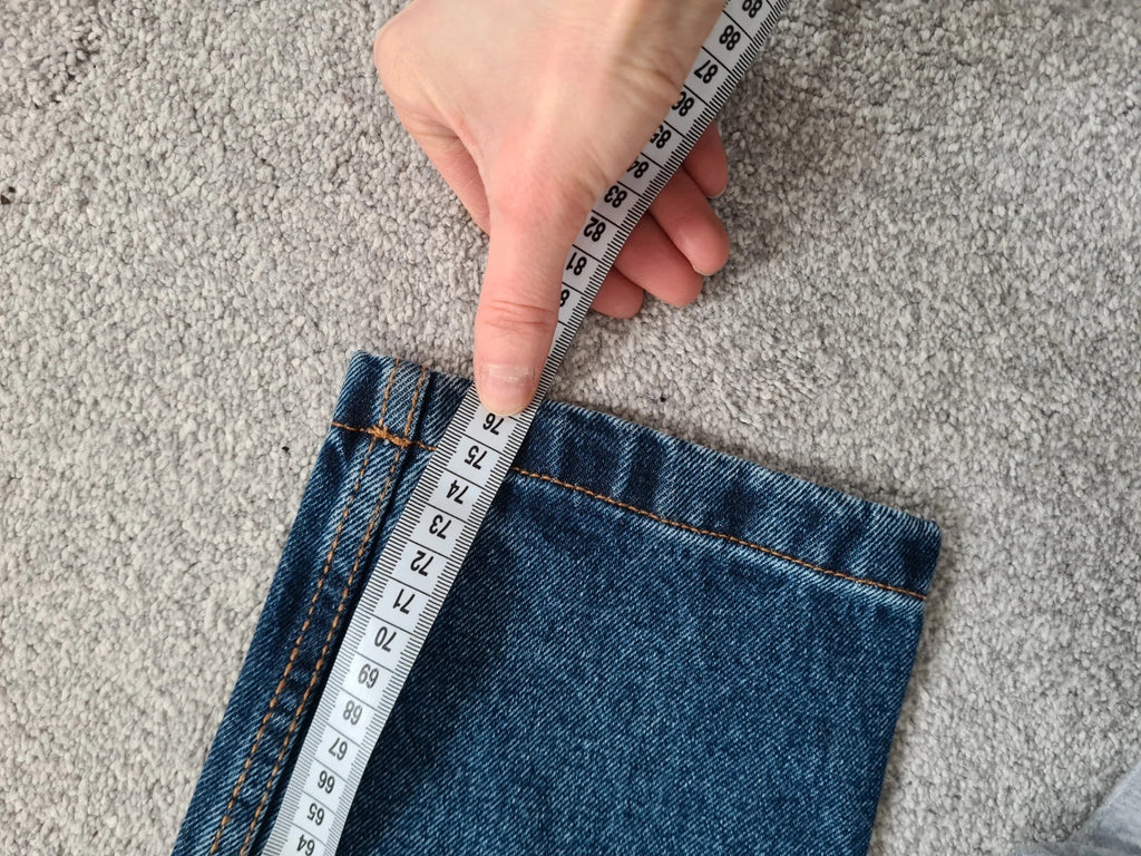 Lucy&yak Dana mom denim jeans women high waist straight leg cotton blue W26r/uk8/S New fit