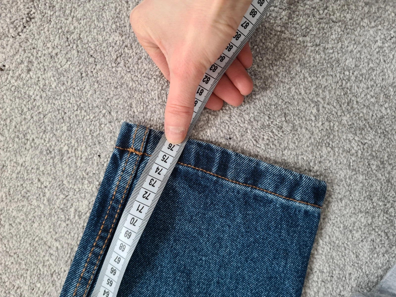 Lucy&yak Dana mom denim jeans women high waist straight leg cotton blue W26r/uk8/S New fit