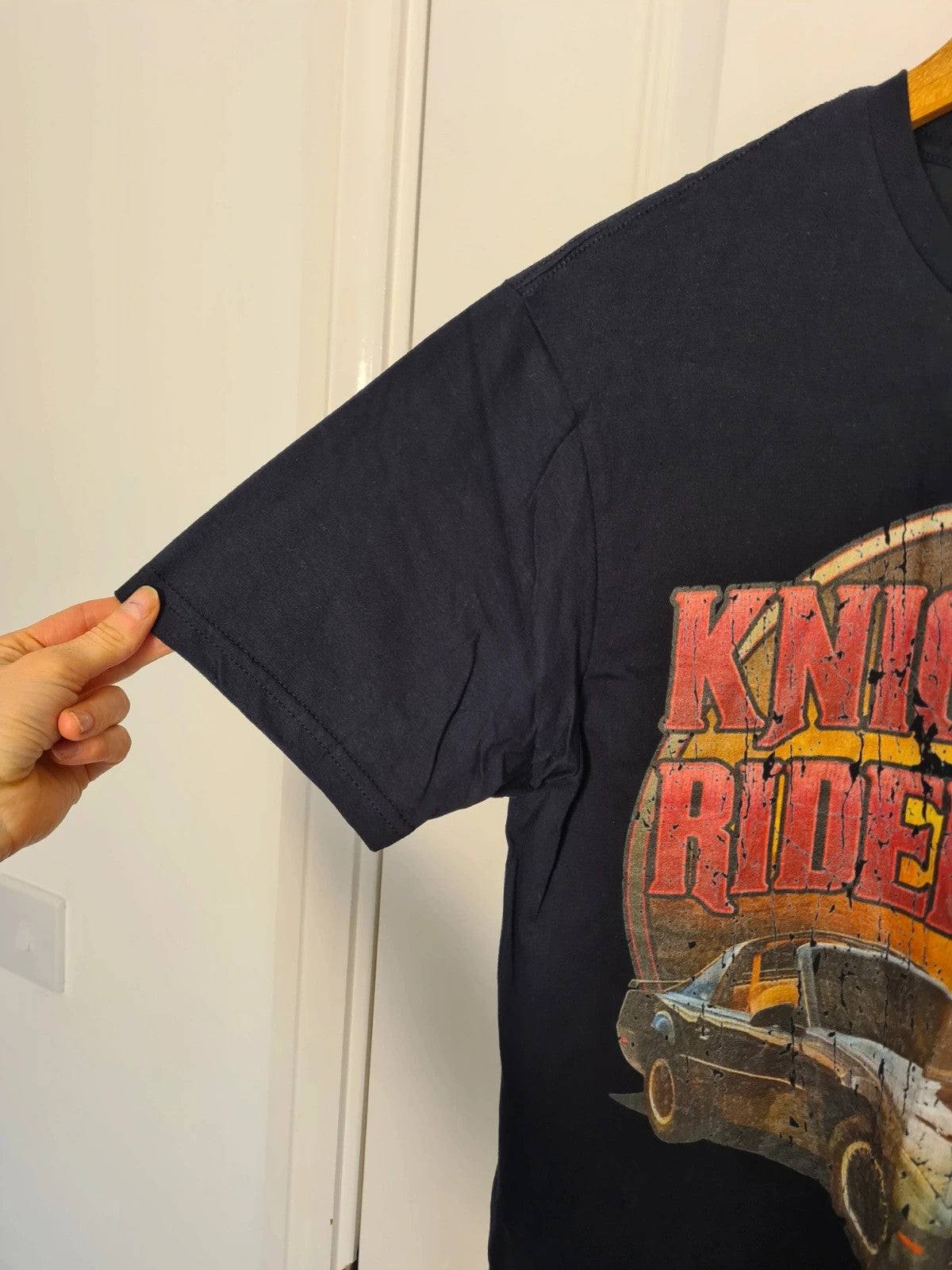 Gildan Knight Rider 1982 T-shirt men/women vintage tee crew neck regular black M