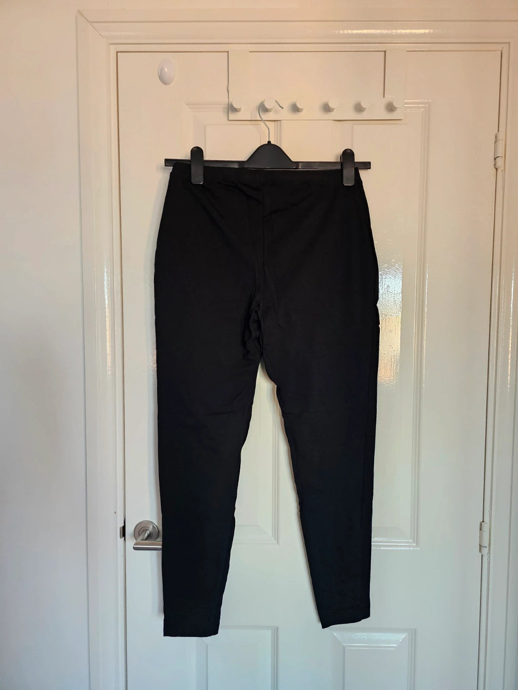 Decathlon nyamba fitness sport leggings women cotton elastic waist classic essentials black XL