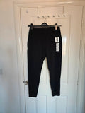 Decathlon nyamba fitness sport leggings women cotton elastic waist classic essentials black XL