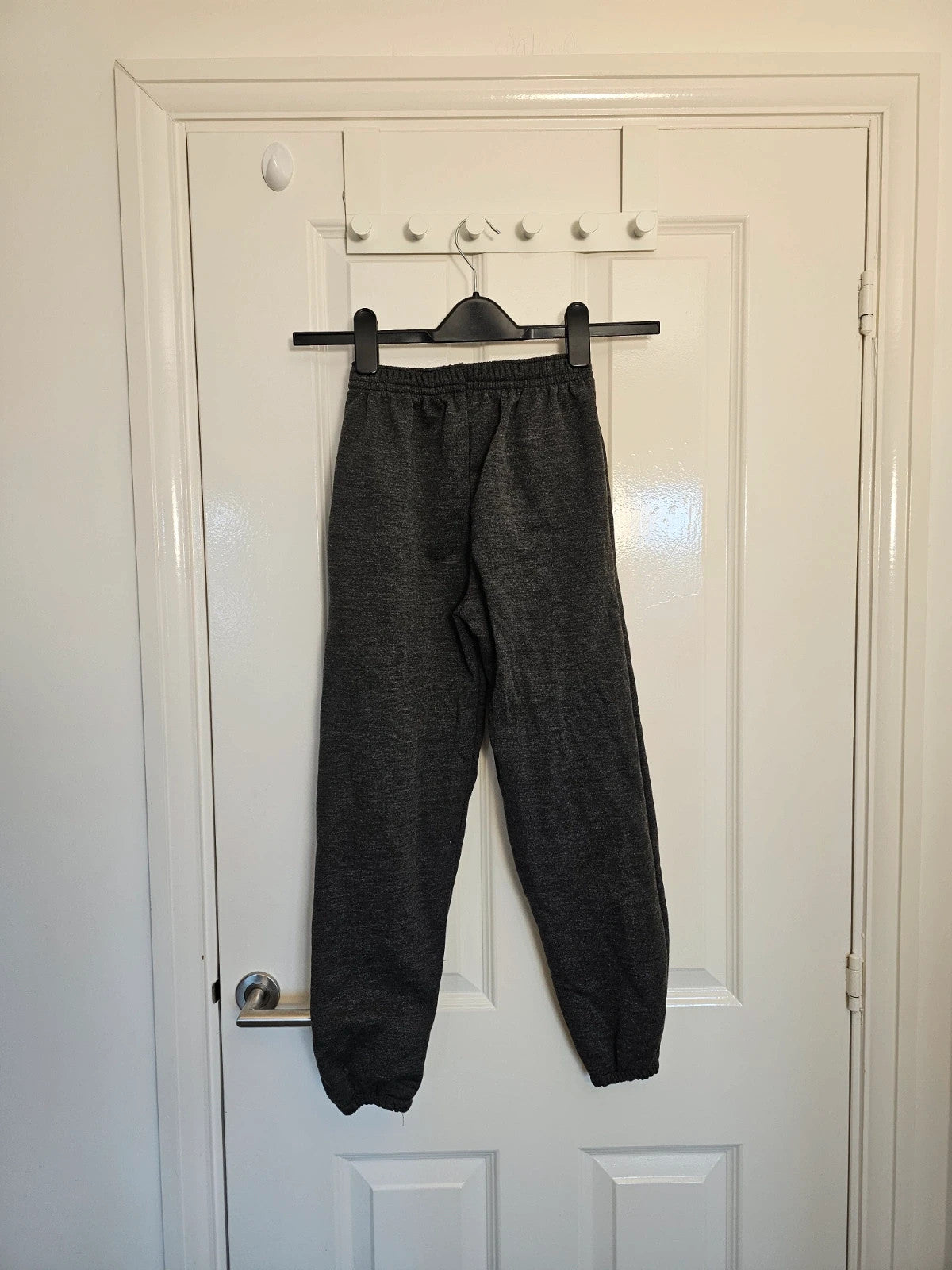 Generic teen boys 12/13y active sport joggers pants cotton mix casual dark grey 2pcs