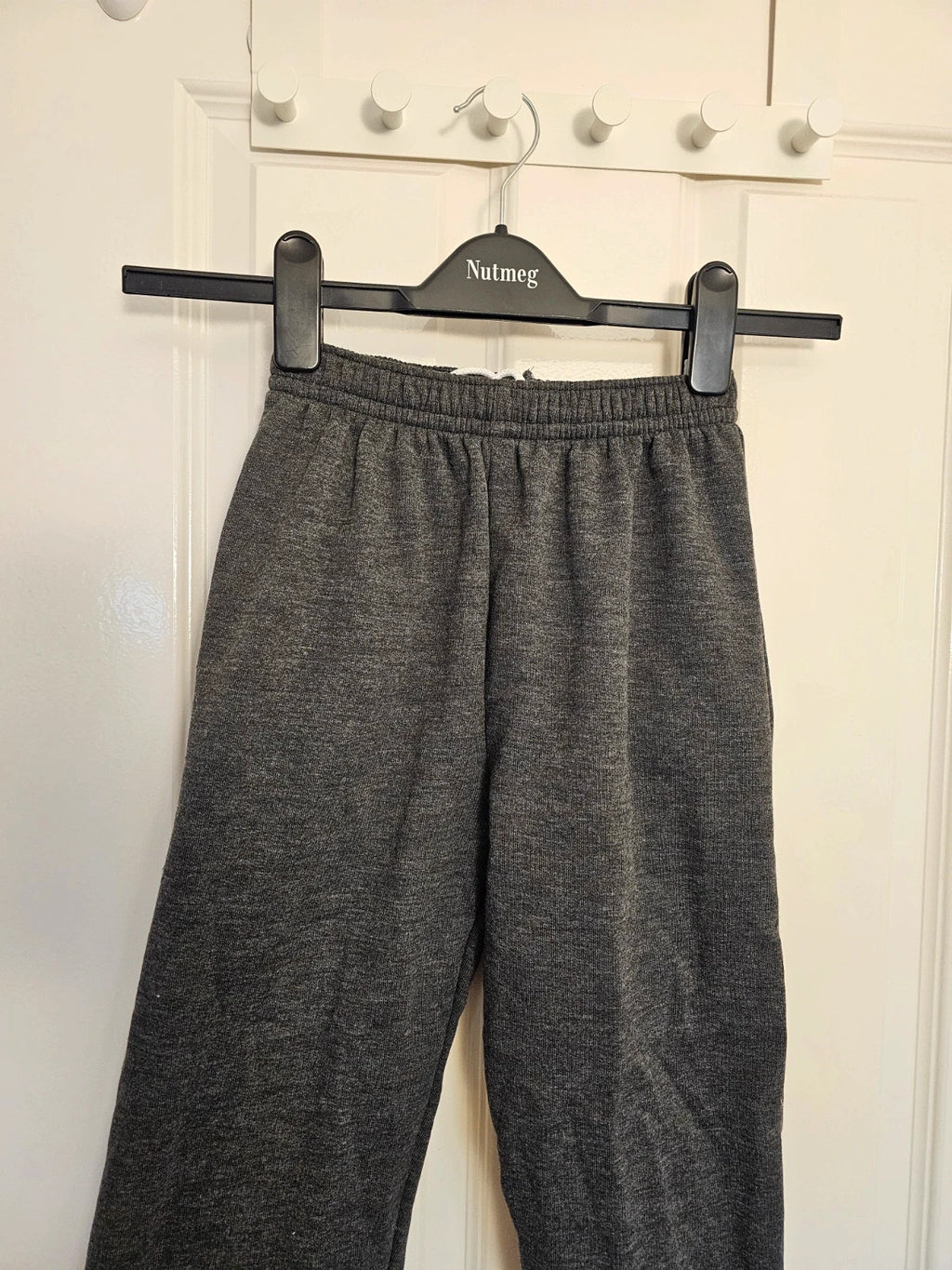 Generic teen boys 12/13y active sport joggers pants cotton mix casual dark grey 2pcs
