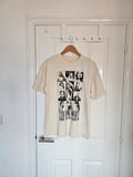 Taylor Swift The Eras tour through Vancouver cream T-shirt women oversized cotton tee S/8