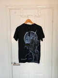 Disney General Kael horse Willow T-shirt men black cotton rich shorts sleeve tee casual L
