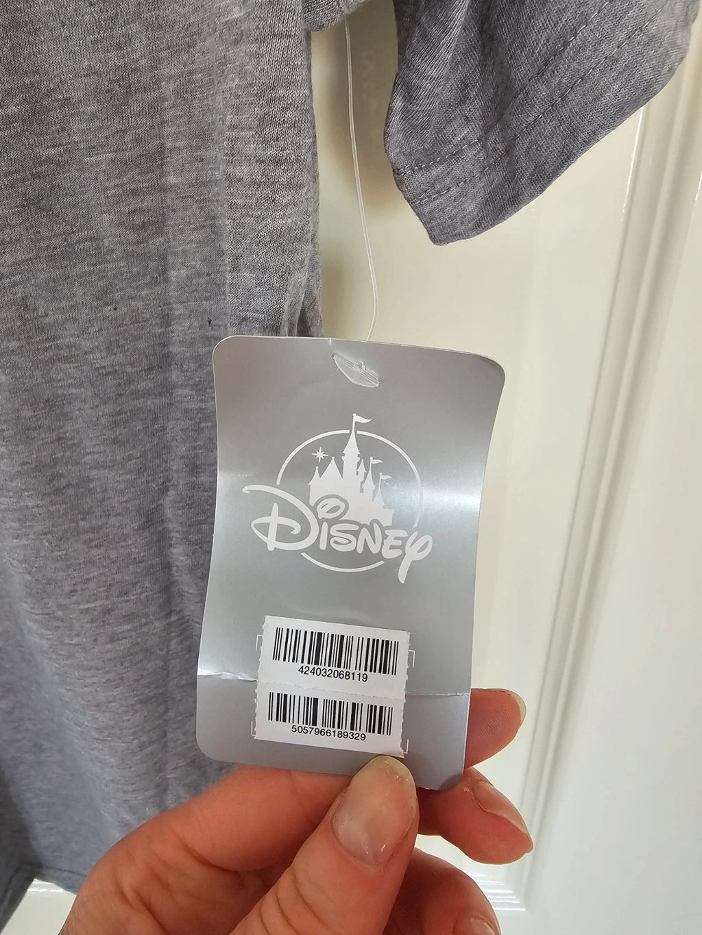 Disney 50th anniversary Walt Partners Mickey T-shirt short sleeve cotton mix unisex tee grey XS